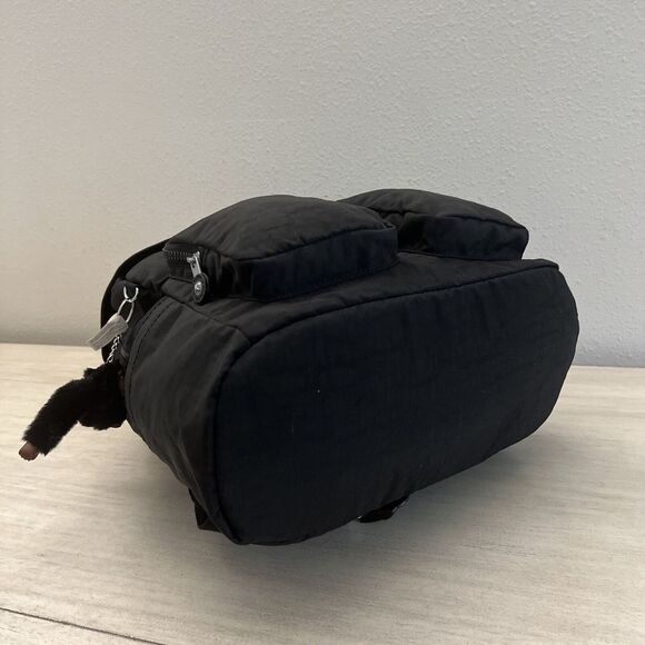 Kipling Fiona Medium Backpack KI9346 - Black w Glam Silver (NWT) - Picture 7 of 14